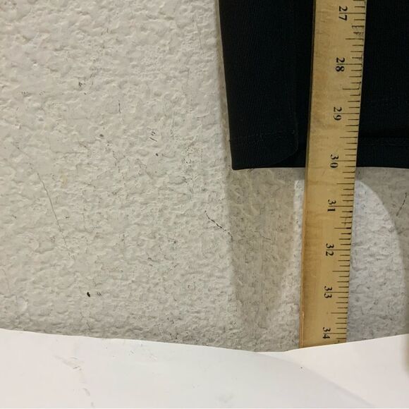 Leith Nordstrom Lace Up Front Bodycon Dress Sleeveless Black Size Small H5 - Picture 9 of 9